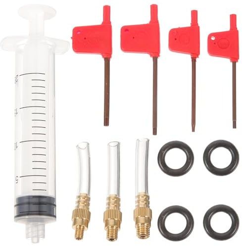 CLISPEED Bike Brake Bleed Kit Metal Plastic Brake Repair Tool