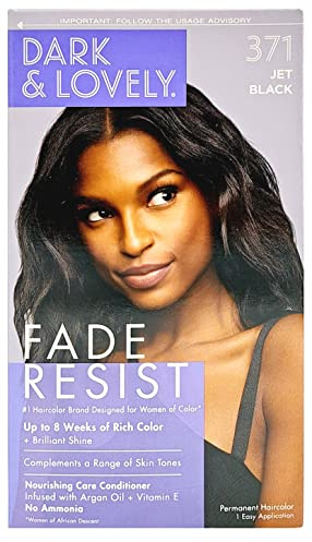 Dark and Lovely Fade Resistant Rich Conditioning Color Haarfarbe/Hair Color Jet Black 371