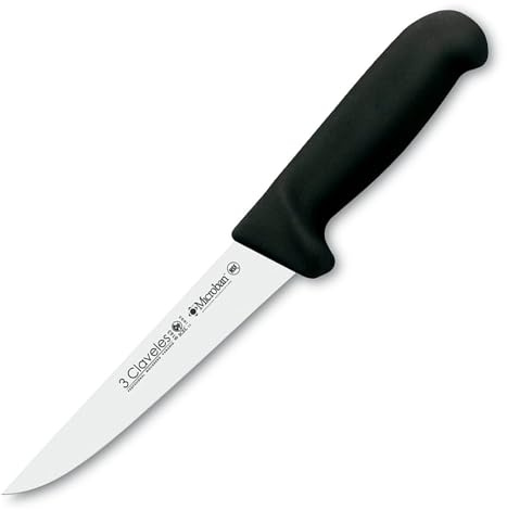 3 Claveles Cuchillo Deshuesar Ancho Proflex, Acero Inoxidable, Negro, 15 cm-6