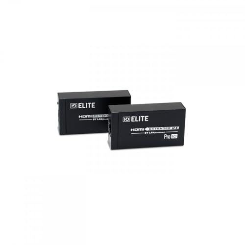 HDElite - Adaptateur HDMI ProHD - Via Ethernet - Compatible Tous Appareils HDMI - Jusqu'à 1080p@60Hz