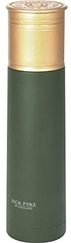 Jack Pyke - Edelstahl-Thermosflasche in Patronenform - Grün - 750 ml
