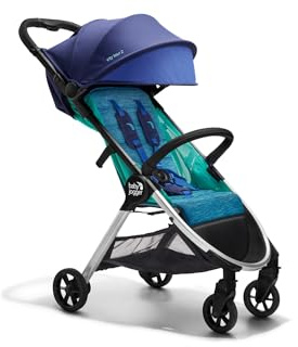 Baby Jogger City Tour 2 Ultra-Compact Carry-On Approved Travel Stroller in Coastal with Belly-Bar Lightweight Easy Fold Ideal for Traveling and Everyday Adventures