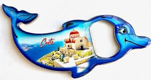 Kreta Magnet Griechenland Souvenir Crete Kühlschrankmagnet Kreta magnetisch Flaschenöffner Dekoration Kreta Geschenk