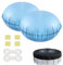 Tefola - Cojín de piscina para invierno, 2 unidades, 48 x 48 pulgadas, cojín de piscina, cojín de aire de piscina, almohada inflable para fuera del suelo, ecualizador de hielo para piscina