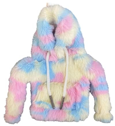 Dickly Auto-Schaltknauf-Abdeckung, Schalthebel-Hoodie-Abdeckung, lustiges Geschenk, bequemes Auto-Innenzubehör für Fahrzeuge, Männer und Frauen, bunt