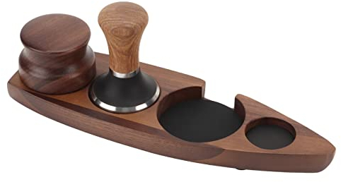 Soporte de Manipulación de café en Forma de con Superficie Pulida y Diseño Estable, Adecuado para el Hogar (Para 51/53mm Base 51mm Tamper 51mm Distribuidor)
