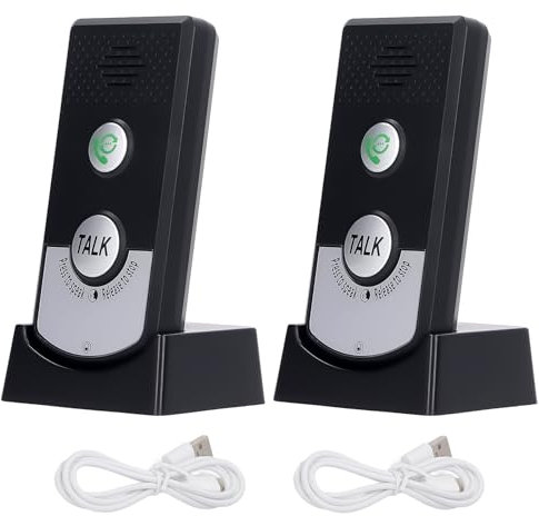 2 Way Voice Intercom, Super Long Range Wireless Intercomunicador, Waterproof Wireless Intercom Doorbell System Unit, Intercoms Wireless for Home, Intercom for House for Hospital