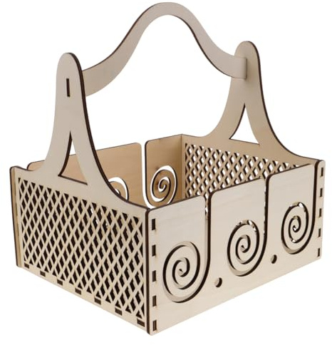 BELLIFFY Garnspender Aus Holz Mit Multifunktionalem Design Für Stricken Und Häkeln Kompakte Garnaufbewahrung Für Saubere Organisation Und Tragbaren Gebrauch