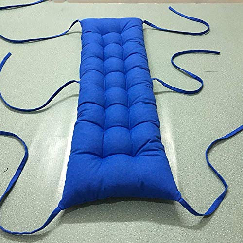 Dick gepolstertes Chaiselongue-Kissen für Loveseat Sofa Schaukelstuhl Indoor/Outdoor Garten Komfort Blau 50 x 150 cm