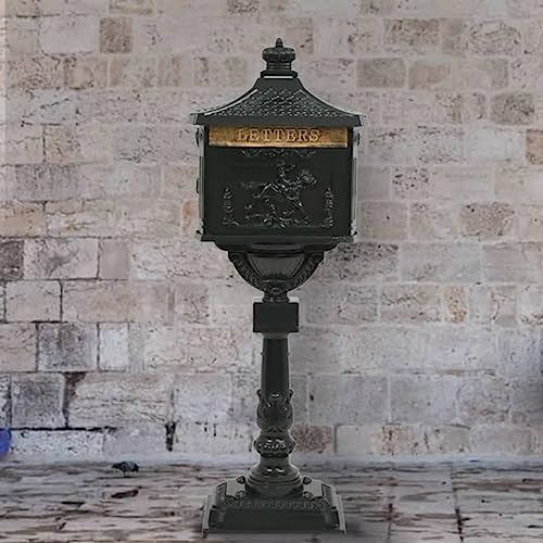 Dekor Standbriefkasten Aluminium Vintage Style rostfrei GreenHome & Garden