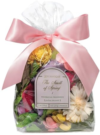 Aromatique, Scented Decorative Potpourri Bag of Fragrant Bowl Filler for Home and Office, Perfect for Bridal Showers, Holidays, Decorative Bowls, Fragrance (Smell of Spring, 7 oz)