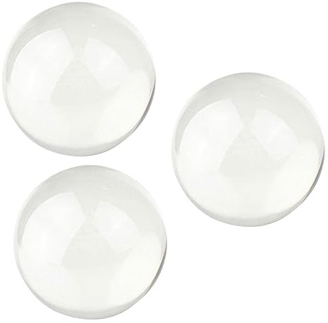 Warmhm Jonglierbälle Aus Klarem Acryl – 3er Set Dekokugeln Für Akrobatik - Meditation Und Fotografie - Ideal Für Anfänger Und Kreative Spielereien Perfekt Für Fushigi Und Mehr
