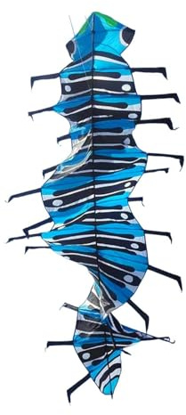 SheerFaring Large, Realistic Animal Dragon, Dynamic, Ideal for The Beach, Leisure, Birthdays, Excursions, Family Holidays And Camping. Lightweight, Blue
