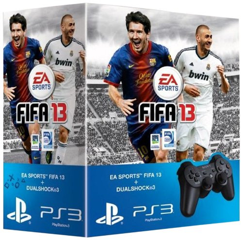 Manette PS3 Dual Shock 3 + Fifa 13
