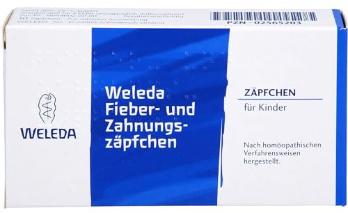Weleda Fieber- und Zahnungszäpfchen, 10 St. Zäpfchen