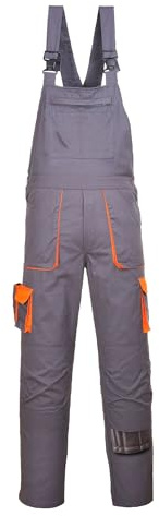 Portwest TX12 Herren Texo Kontrast Latzhose Arbeitslatzhose