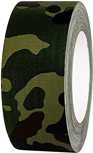 Ruban adhésif toilé 80B50L25CC TOOLCRAFT 80B50L25CC camouflage (L x l) 25 m x 50 mm adhésif thermofusible 1 pc(s)
