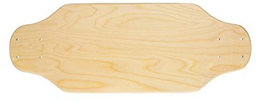 Ridge Skateboards Natürliches Deck, 55,9 cm Doppelspitze, nur Deck