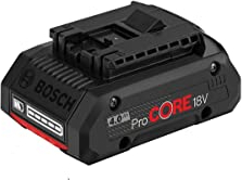 Bosch Professional 18V System Akku Starter-Set (2x ProCORE18V 4.0Ah Akku + Schnellladegerät GAL 1880 CV, im Karton)
