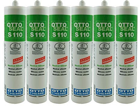 OTTOSEAL 6x Silikon S-110 310ML C00 TRANSPARENT - 1590400-6 (Vorteil-Set)