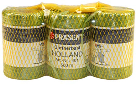 Präsent C.E. Pattberg Holland Gardener Bast-Nachfüller Olive 3 x 500 m