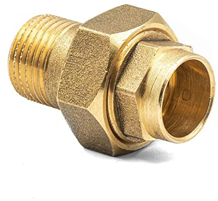 KNM Trade Messing Fitting Wasser- und Heizsysteme 18x3/4 | Installationen mit Schraubverbindungen, universell, CuZn40Pb2 geeignet