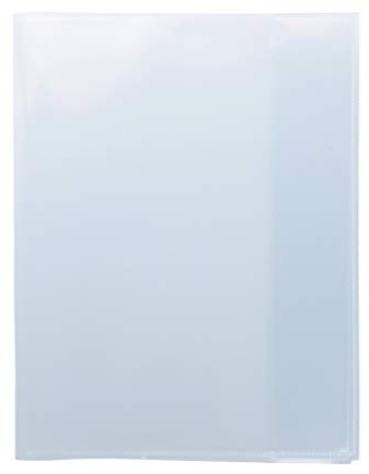 HERMA 19621 Heftumschläge Quart Transparent Klarsicht, 10 Stück, Hefthüllen aus strapazierfähiger, abwischbarer & extra dicker Polypropylen-Folie, durchsichtige Heftschoner Set für Schulhefte, farblos