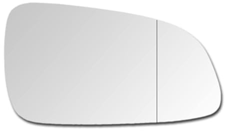 Ersatzspiegelglas Spiegelglas zum Kleben Außenspiegel Rechts Asphärisch passend für OPEL ASTRA H 2004-2008