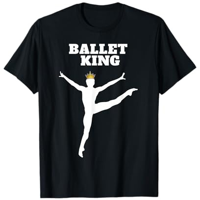 Ballet King | Camiseta de ballet para hombre | Ballet para niños Camiseta