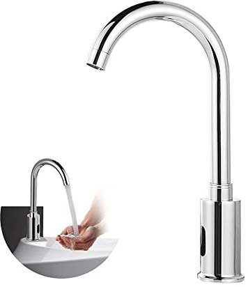 Modernes Vollkupfer Vollautomatischer Induktionshahn Handwaschbecken Wasserhähne Toilette Küche Badezimmer Öffentliche Engineesink Mischbatterie Armatur Present