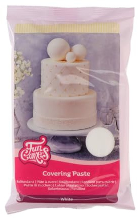 FunCakes Covering Paste Fondant, White, 500 g