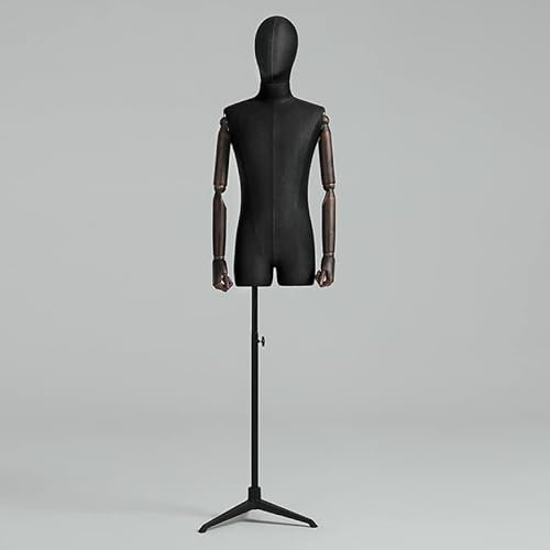 Schneiderpuppe Schneiderbüste – verstellbare Höhe 165–245 cm, mit flexiblem Arm und Sockel aus Gusseisen – ideal für Schneiderinnen und Modestudenten