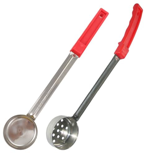 ABOOFAN Flathead Pizza Sauce Spoon Handle Kitchen Ladle for Baking Serving 2 Oz