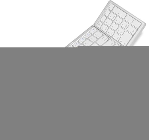 Teclado Plegable, Teclado Plegable | Teclado inalámbrico Tri | Plegable multilingüe | Multi-Device Teclado pequeño multilingüe para Tableta y Smartphone