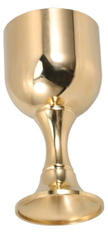 MAGICLULU Bicchiere di Metallo per Liquori Bicchiere di Rame Antico Tazza da Liquore retrò Tazza da Liquore per Uso Domestico Facile da Pulire