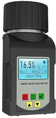 Intelligentes Getreidefeuchtigkeitsmessgerät for 25 Arten von Mais, Reis, Weizen, Erdnüssen, Kaffeebohnen, Erbsen, Hygrometer, Feuchtigkeitstester Feuchtigkeitsmessung für Getreide