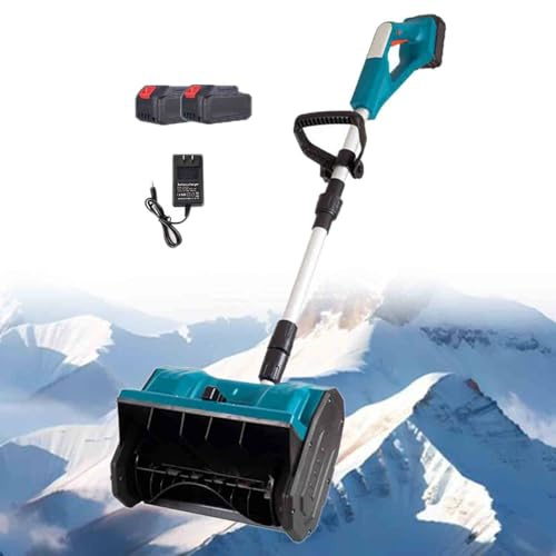 Pelle à neige électrique sans fil, alimentée par batterie pour un déneigement facile sur patio, terrasse, allée
