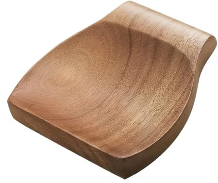 LSNNMU Repose-Cuillère 2 pièces Support en Bois cuillère ustensile Cuisine Porte-cuillère en Bois spatule de Cuisson Porte-ustensile Clips en Bois