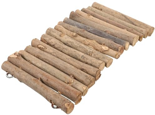 VILLCASE Holzstab Reptilien Versteck Höhle DIY Terrarium Schildkröten Sonnenplattform Holz Versteck für Kleine Echsen Frösche und Schlangen Terrarien Dekoration und Rückzugsort