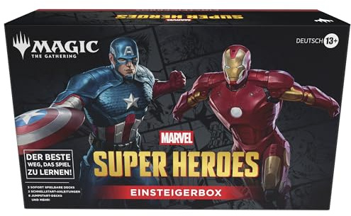 Magic: The Gathering | Marvel Super Heroes Einsteigerbox | Kartenspiel für 2 Personen (Deutsche Version)