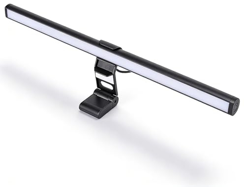 Dpofirs Lampada per Monitor di Computer, Barra Luminosa per Monitor per Schermo per la Cura degli Occhi, Lampada da Lavoro LED da Lettura USB con Controllo Touch, Dimmerabile