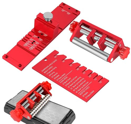 Zasdvn Afilador De Formones,Aleación De Aluminio Con Ángulo Ajustable | Guía Afiladora Para Formones En Madera,Para Cepillado, Mantenimiento, Taller, Garaje, Hogar, Adultos, Carpinteros Y Ebanistas