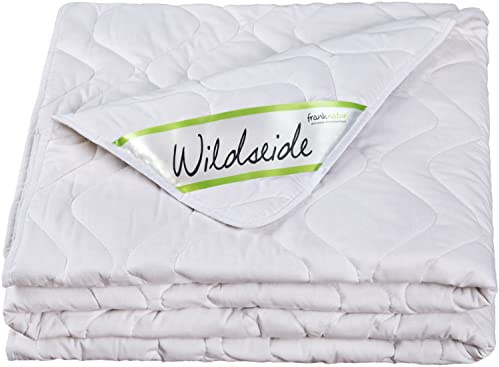 franknatur Sommerdecke 200x220 Bettdecke leichte Wildseidendecke | Sommerbettdecke aus Wildseide und Baumwolle, temperaturausgleichend, atmungsaktiv, waschbar bis 90 Grad, Oeko-TEX