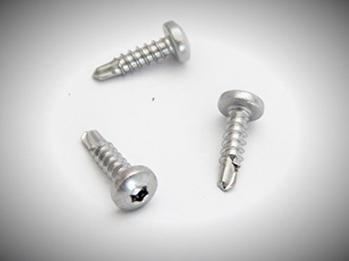 100 Stück Bohrschrauben 3,5x19 mm Edelstahl A2 mit Linsenkopf selbstschneidend DIN 7504 M TX 15