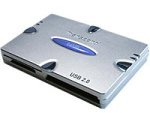Transcend 7 in1 Card Reader Lector de Tarjetas de Memoria 64 MB/bolígrafo USB2.0 para CF/MD/SM/MMC/SD/MS