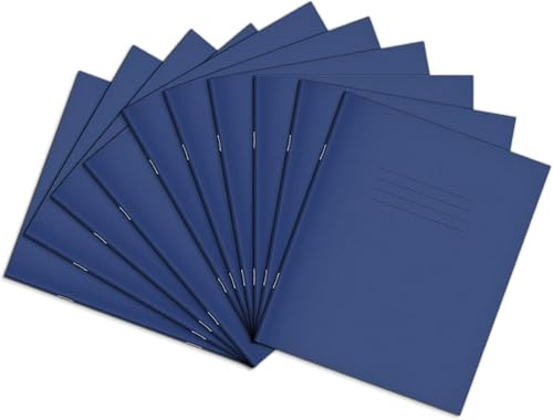 RHINO F8M träningsbok – mörkblå omslag (paket med 10)