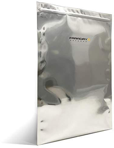 Faraday Cage EMP/ESD Sacs de qualité supérieure épais et robuste pour ordinateur portable 12 x 45,7 cm avec 1 sac Jumbo
