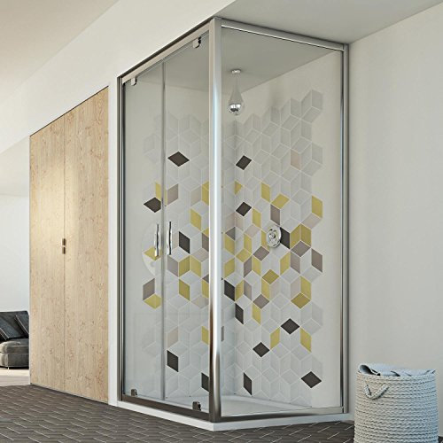 Cabine douche 80x80 Ouv. 80 CM 198 Transparent mod. Cristal Duo 2 Portes