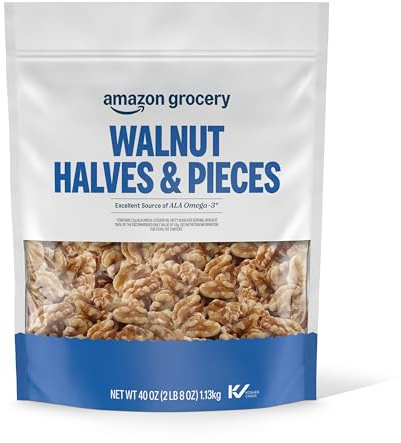 Amazon Grocery, Walnut Halves & Pieces, 40 Oz (Previously Happy Belly, Packaging May Vary)