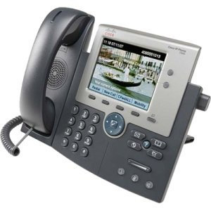 Cisco Unified 7945g IP-Telefon – Kabel – Desktop, Wandmontage – dunkelgrau, Silber – 2 x Total Line